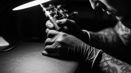 El arte del tatuaje de trazo fino